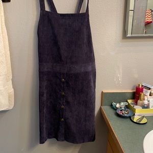 Navy corduroy pinafore